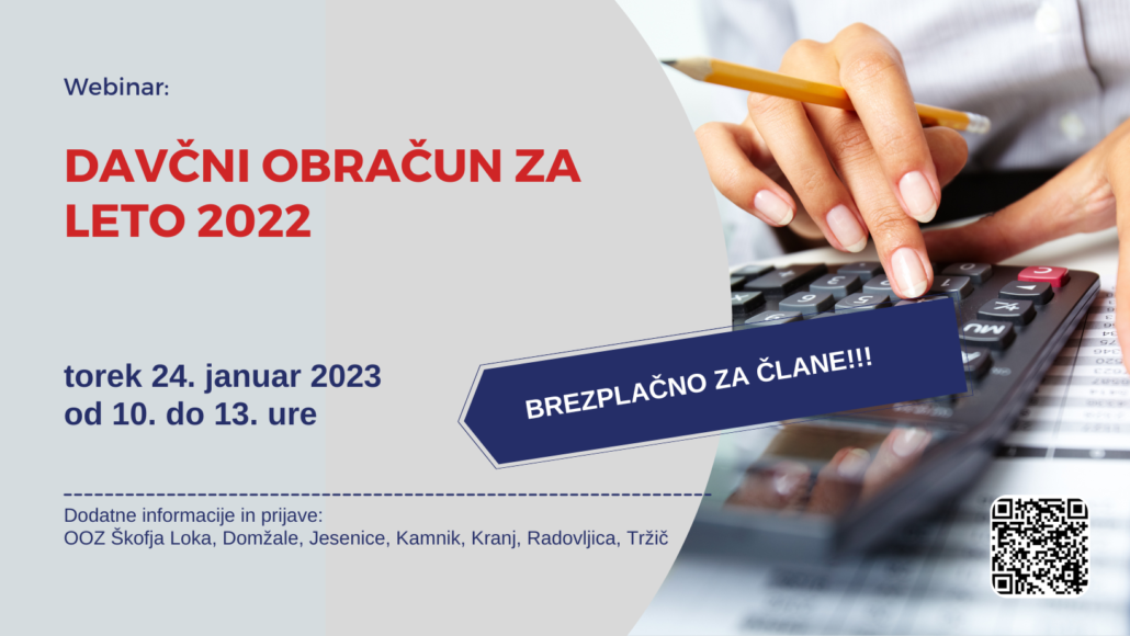 Webinar davcni obracun 1 2023